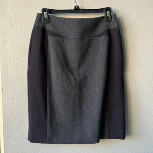 ANTONIO MELANI Gray and Black Skirt